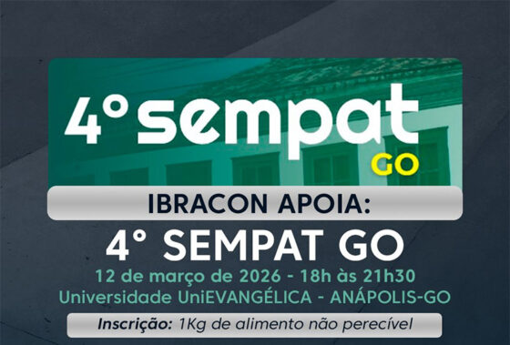 IBRACON apoia: 4º SEMPAT – GO