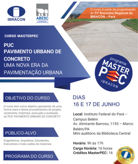 MasterPEC – PUC Pavimento Urbano de Concreto no Pará