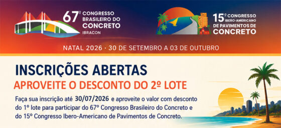 67CBC2026 – Aproveite inscrições do 2º lote com desconto e Jantar de Encerramento