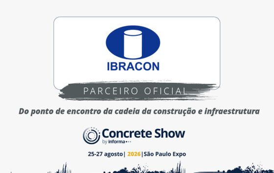 IBRACON apoia – Concrete Show 2026