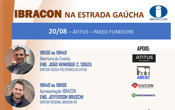 IBRACON/RS – Na estrada gaúcha – Passo Fundo