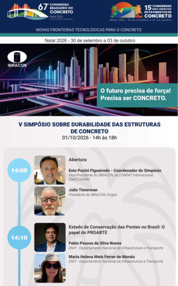 67CBC2026 – Simpósio sobre Durabilidade das Estruturas de Concreto